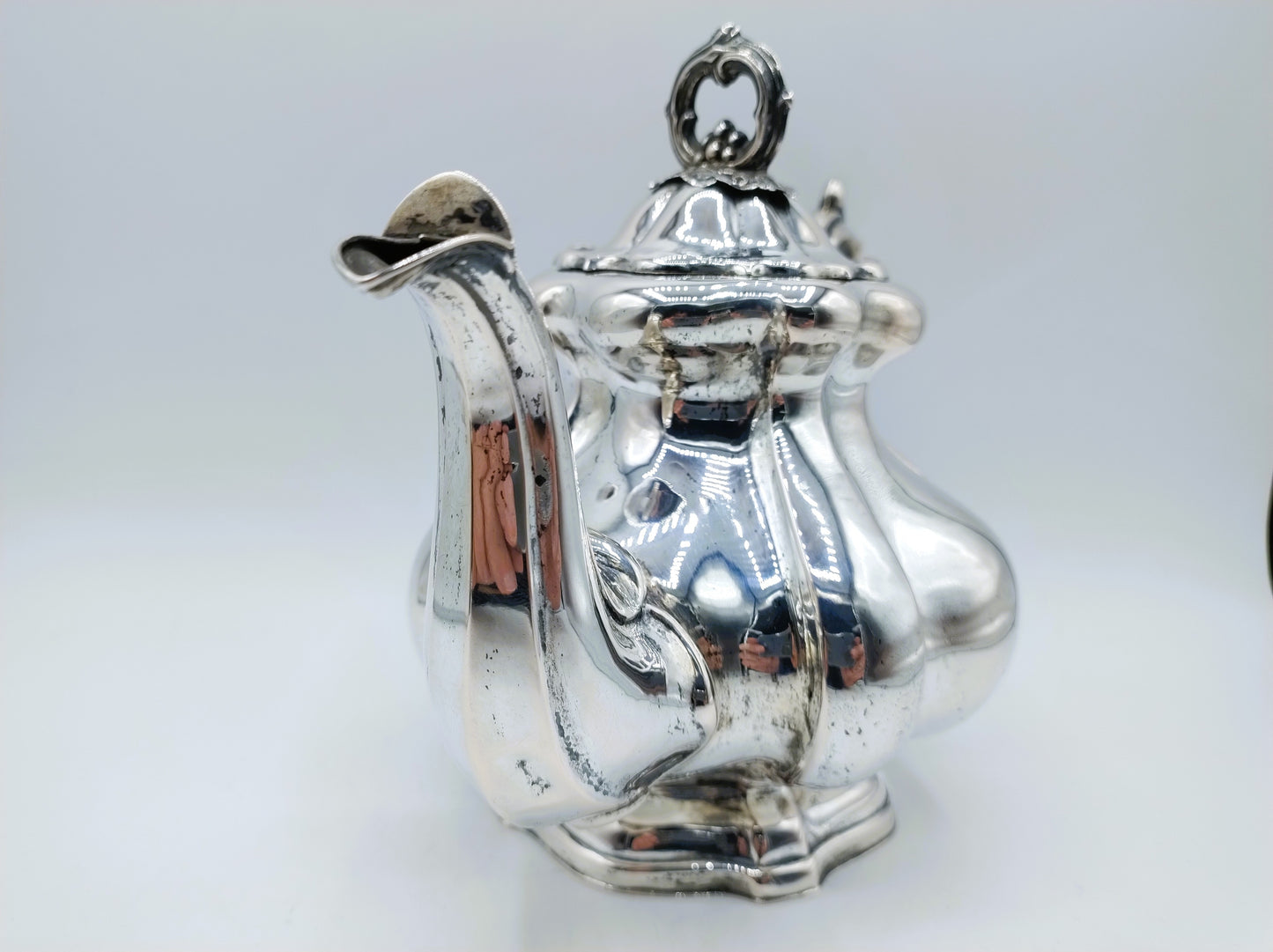 Silver teapot, Germany, ca. 1870