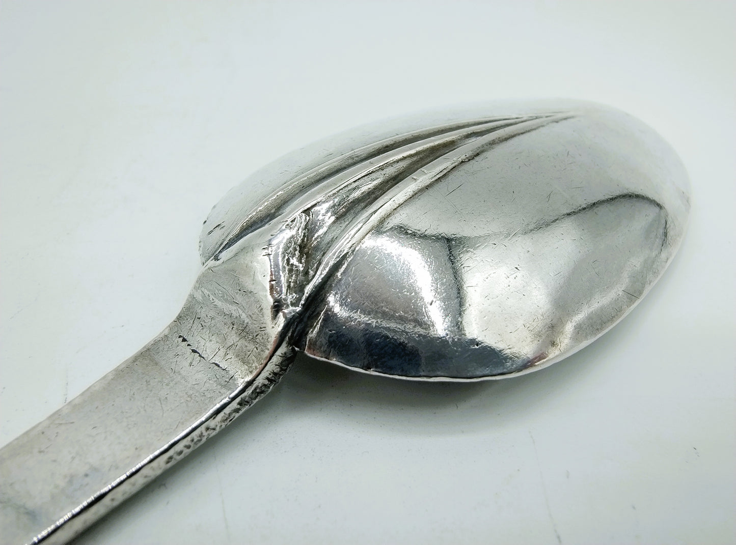 Silver spoon, Claes Luessink Jr, Zutphen, 1696