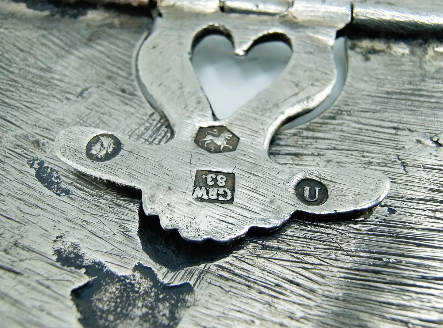 Silver buckle, Gebr. G. and D. Wendels, Middelburg, 1854