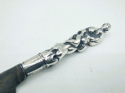 Schager knife with silver handle, 17th century.