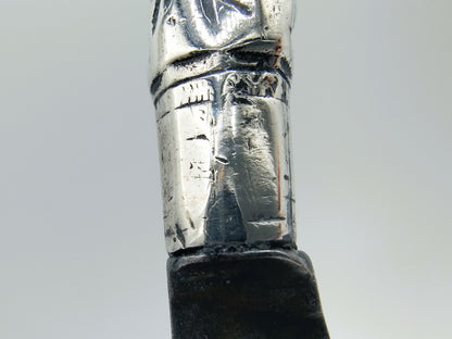 Schager knife with silver handle, 17th century.