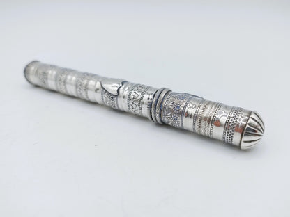 Silver needle case, Wed. van Halteren, Schoonhoven (?), 19th century