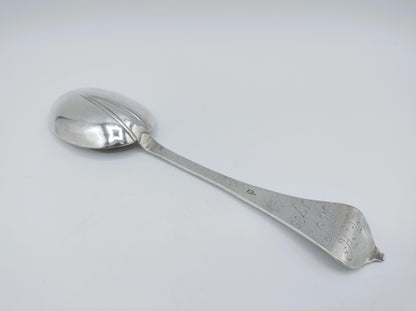 Silver spoon, M. Reyken, Emden, 1785