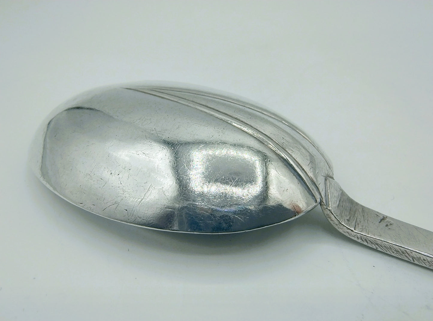 Silver spoon, M. Reyken, Emden, 1785