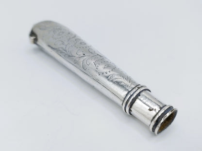 Silver knife handle, 18th century