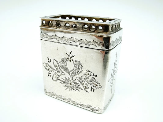 Silver loderein box, P. Kuilenburg, Schoonhoven, 1837