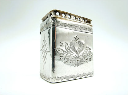 Silver loderein box, P. Kuilenburg, Schoonhoven, 1837