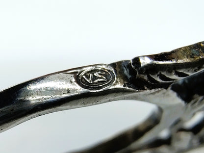 Silver scissors, Factory of G. Vos &amp; Co, 's-Hertogenbosch, 1915