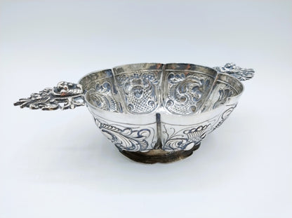 Silver brandy bowl, A. de Haas, Sneek, 1893