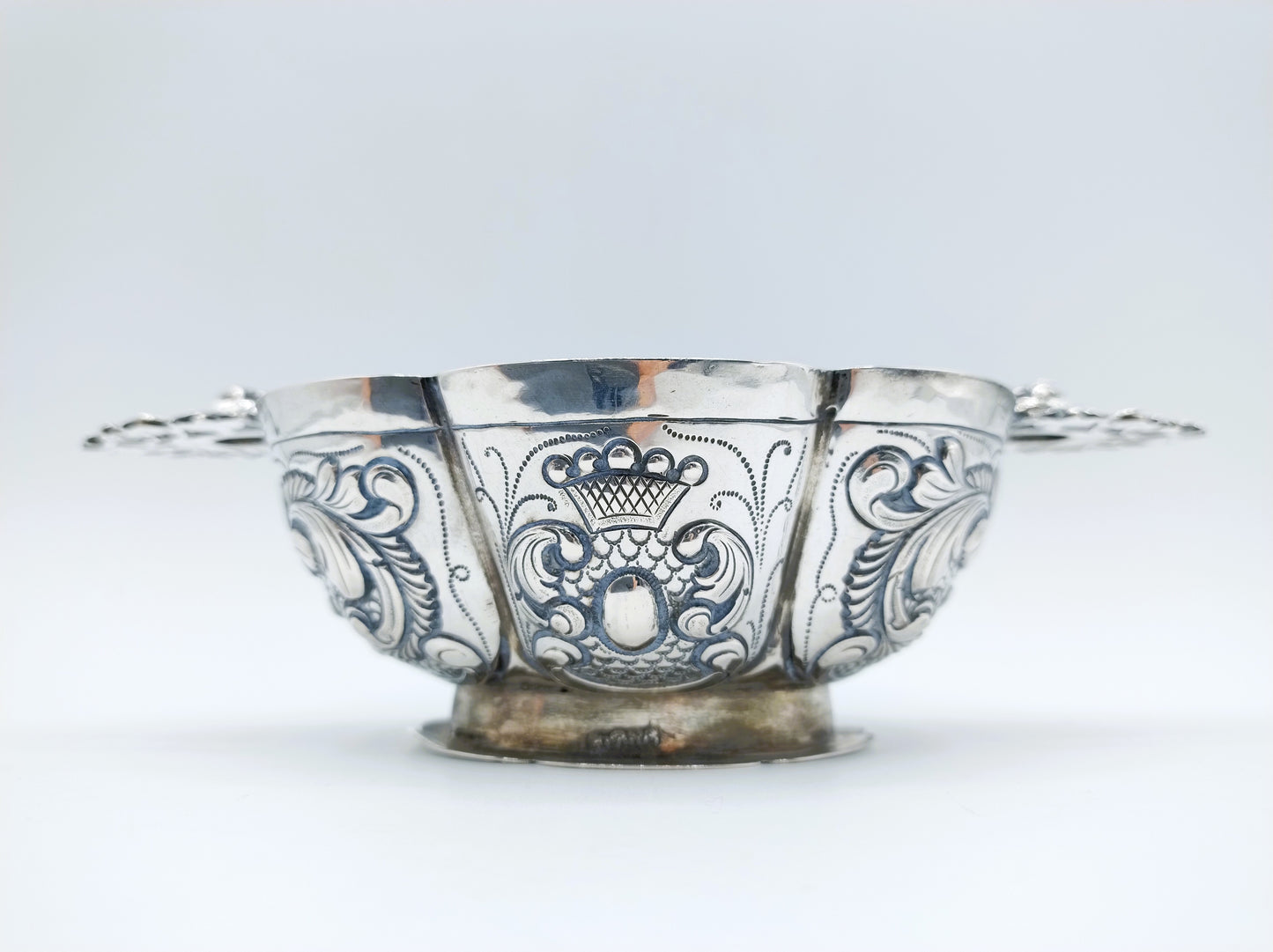 Silver brandy bowl, A. de Haas, Sneek, 1893