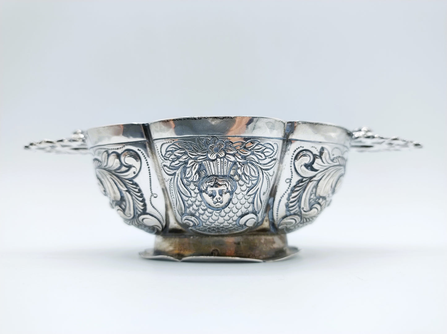 Silver brandy bowl, A. de Haas, Sneek, 1893