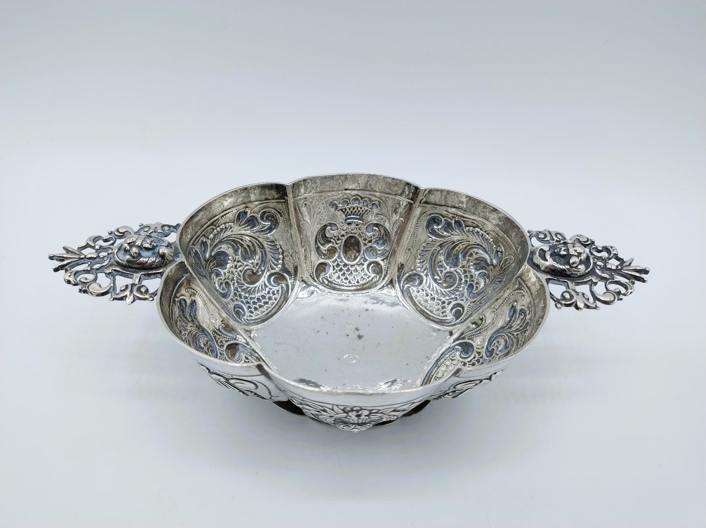 Silver brandy bowl, A. de Haas, Sneek, 1893