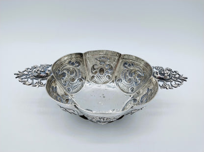 Silver brandy bowl, A. de Haas, Sneek, 1893