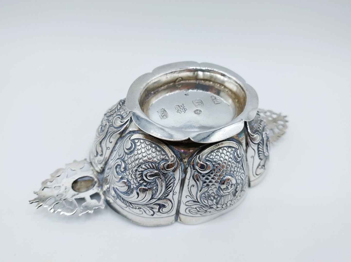 Silver brandy bowl, A. de Haas, Sneek, 1893