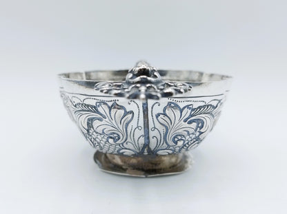 Silver brandy bowl, A. de Haas, Sneek, 1893