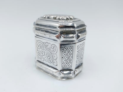 Silver loderein box, Chr. J. Brunings, Joure, 1866