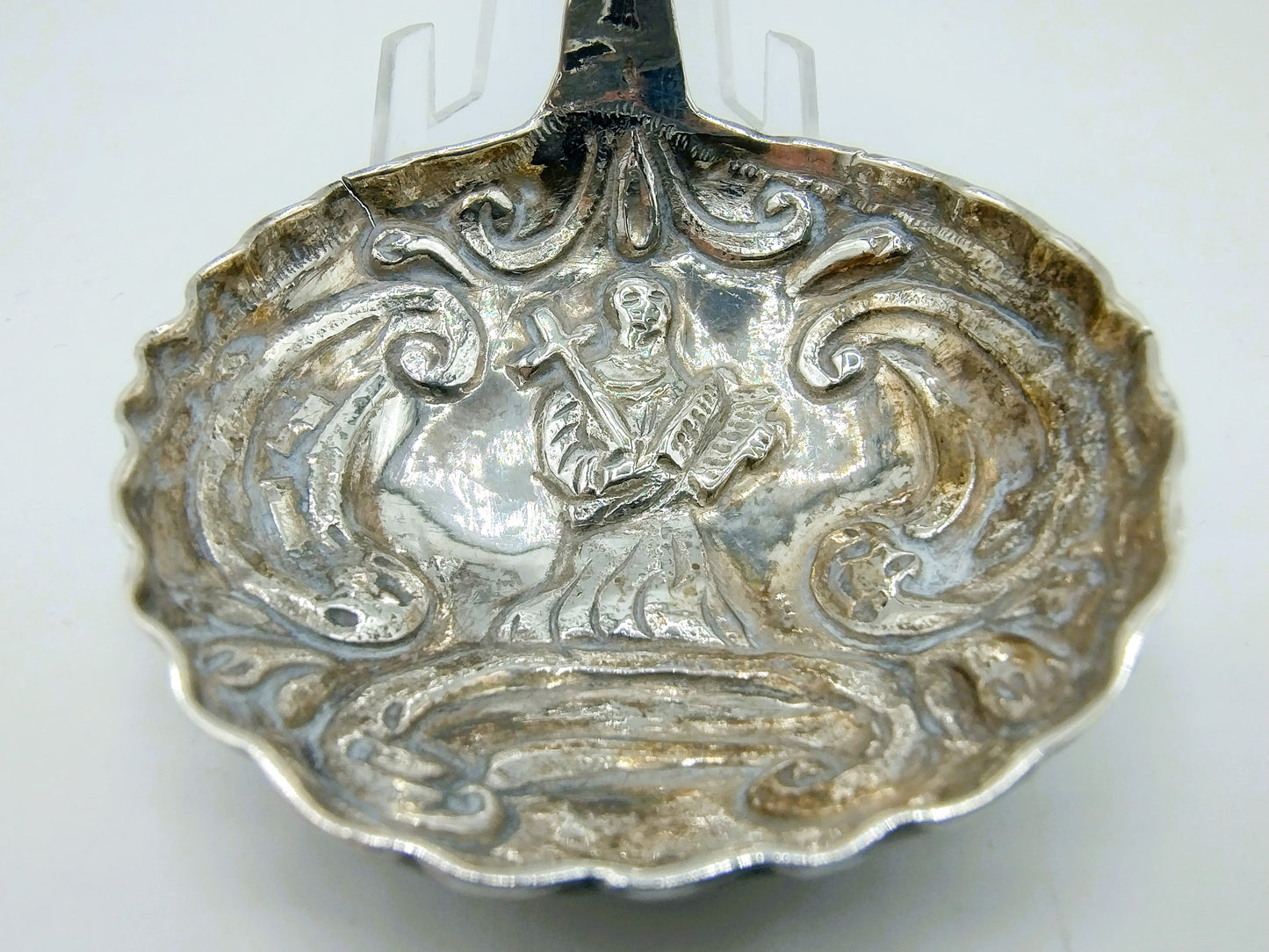 Silver cream spoon, Friesland, 18th century