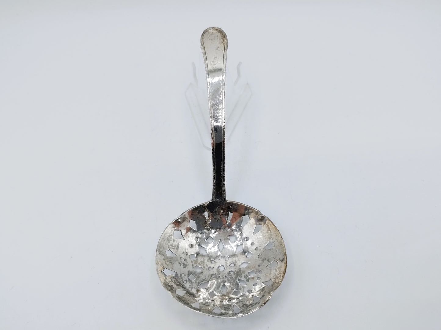 Silver sprinkling spoon, GT Veersema, Nieuweschans, ca. 1815