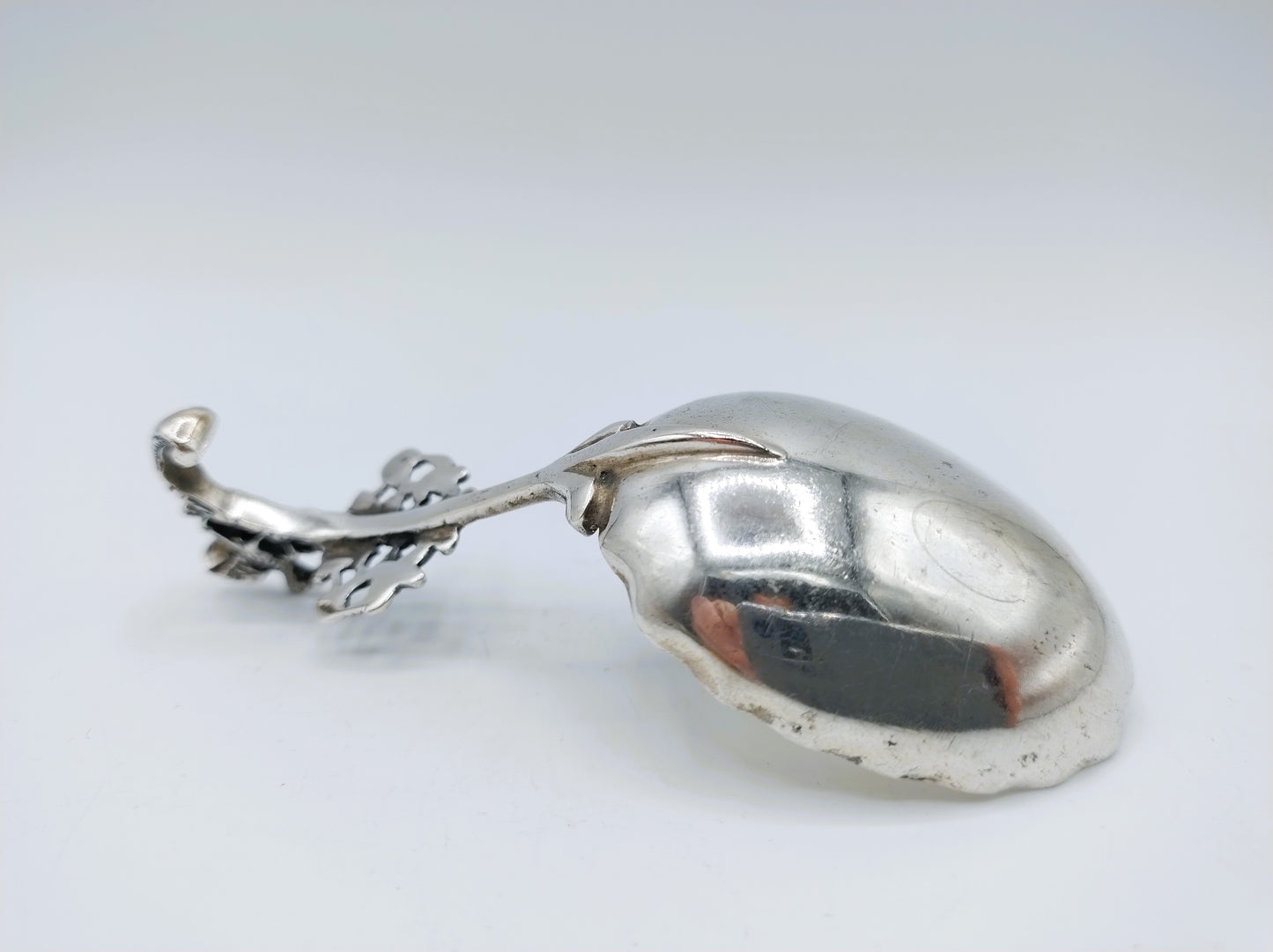 Silver cream spoon, Fa. Bijkamp and Co, Steenwijk, 1936