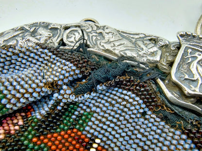 Silver bag bracket with bag hook, C. Murk / AJ de Ruiter, Amsterdam, 1891