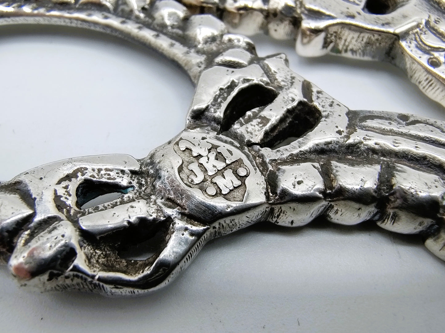 Silver scissors with jasseron chain, France, 18th century