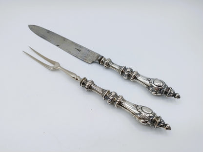 Cutlery with silver handles, France, 19th century