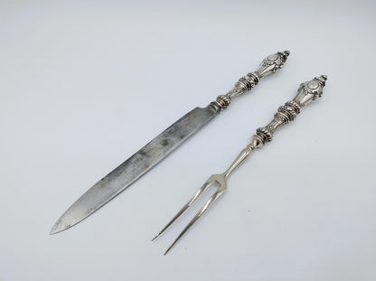 Cutlery with silver handles, France, 19th century