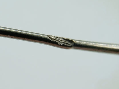 Antique silver hat pins, Friesland, 19th century