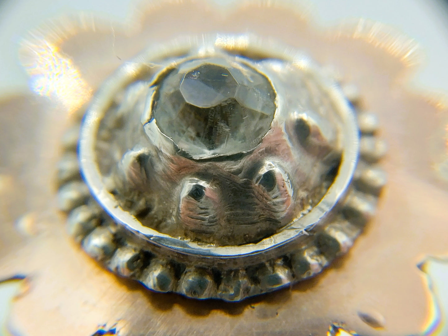 Antique silver hat pins, Friesland, 19th century