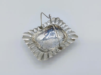 Silver tea strainer, HA van der Put, Alkmaar, ca. 1850