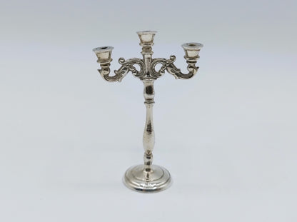 Silver miniature candlestick, D. Aubert, The Hague, 925