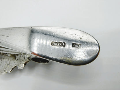 Silver bag hook, J. de Vries, Amsterdam, 1782