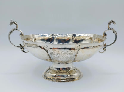 Silver brandy bowl, L. Guidon, Groningen, 1698