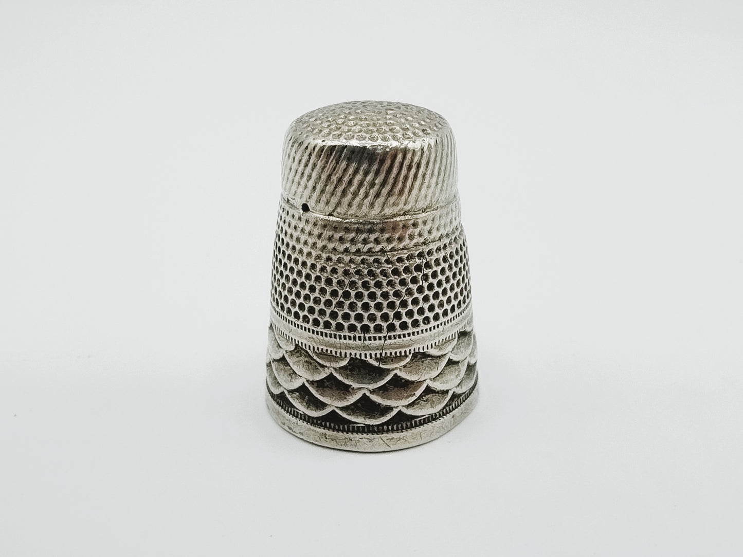 Silver thimble