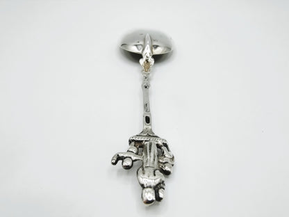 Silver occasional spoon, pseudo hallmarks Amsterdam, 19th century