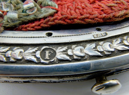 Silver purse clasp, M. Warren, Sneek, 1840