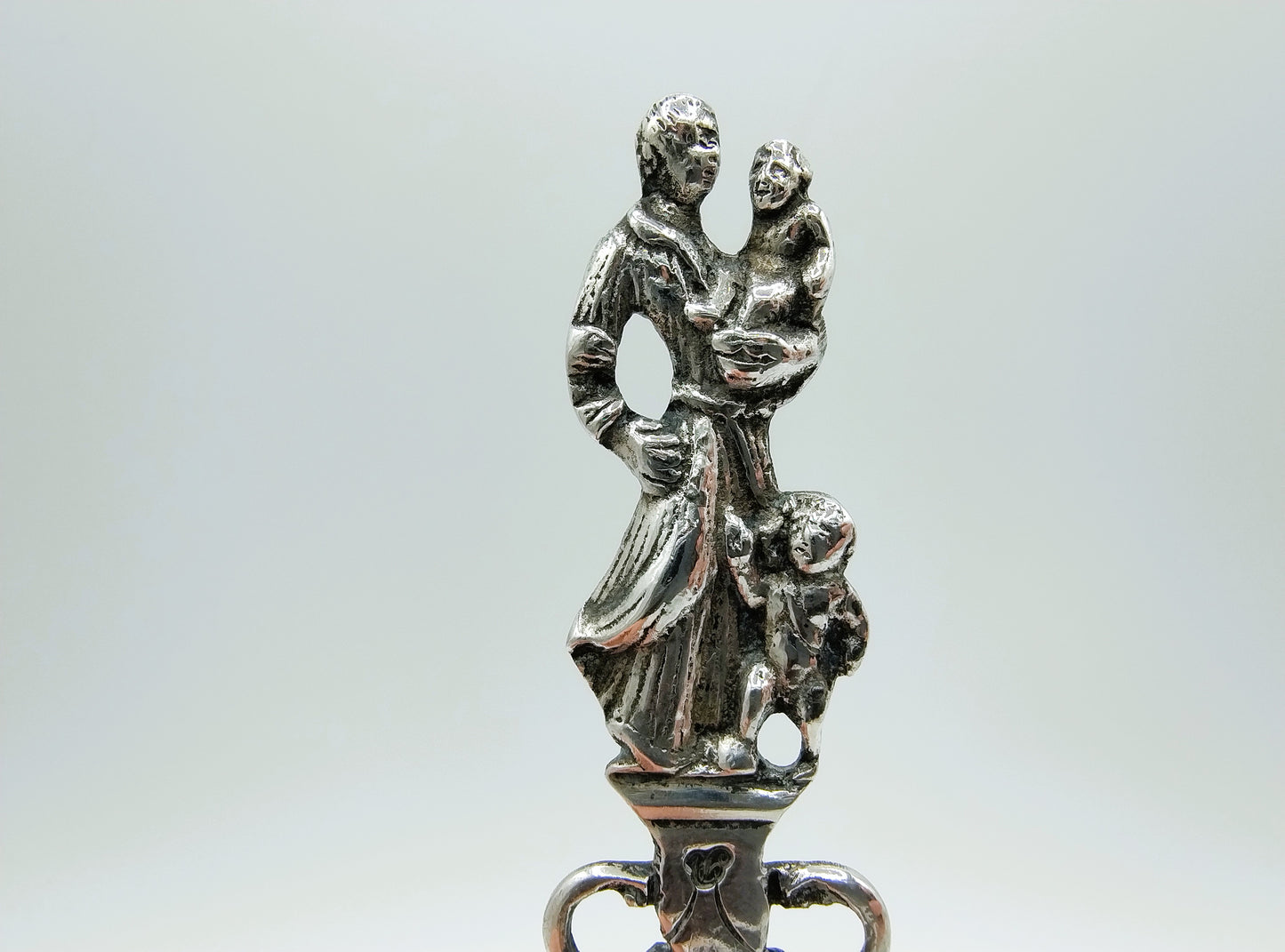 Silver birth spoon, JJ Hiemstra, Makkum, 1826