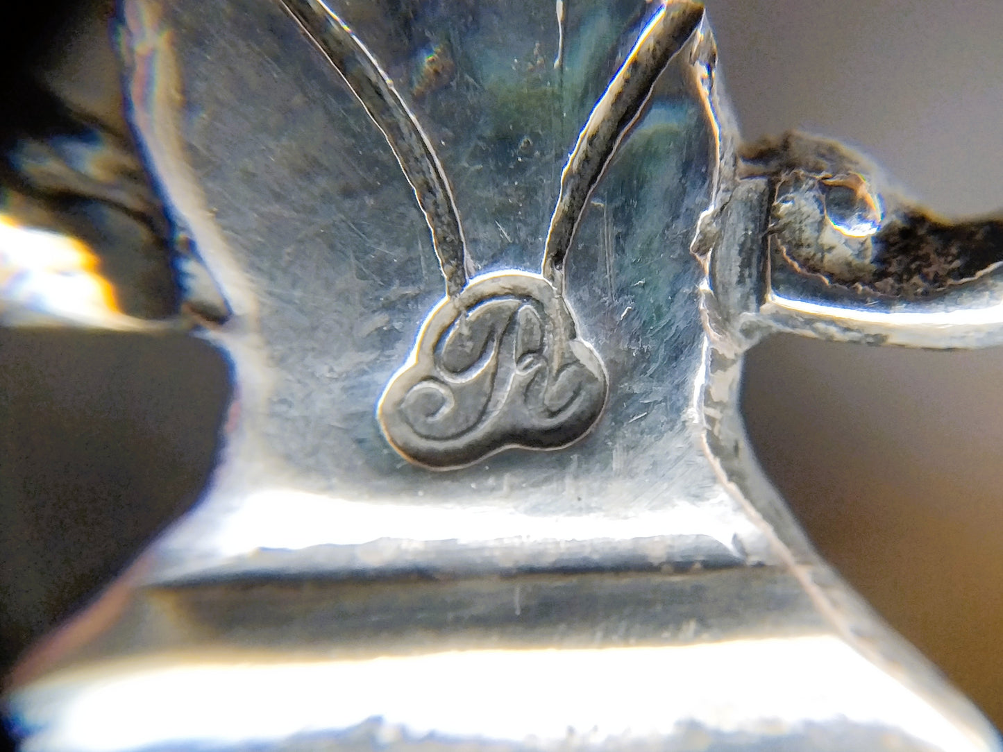 Silver birth spoon, JJ Hiemstra, Makkum, 1826