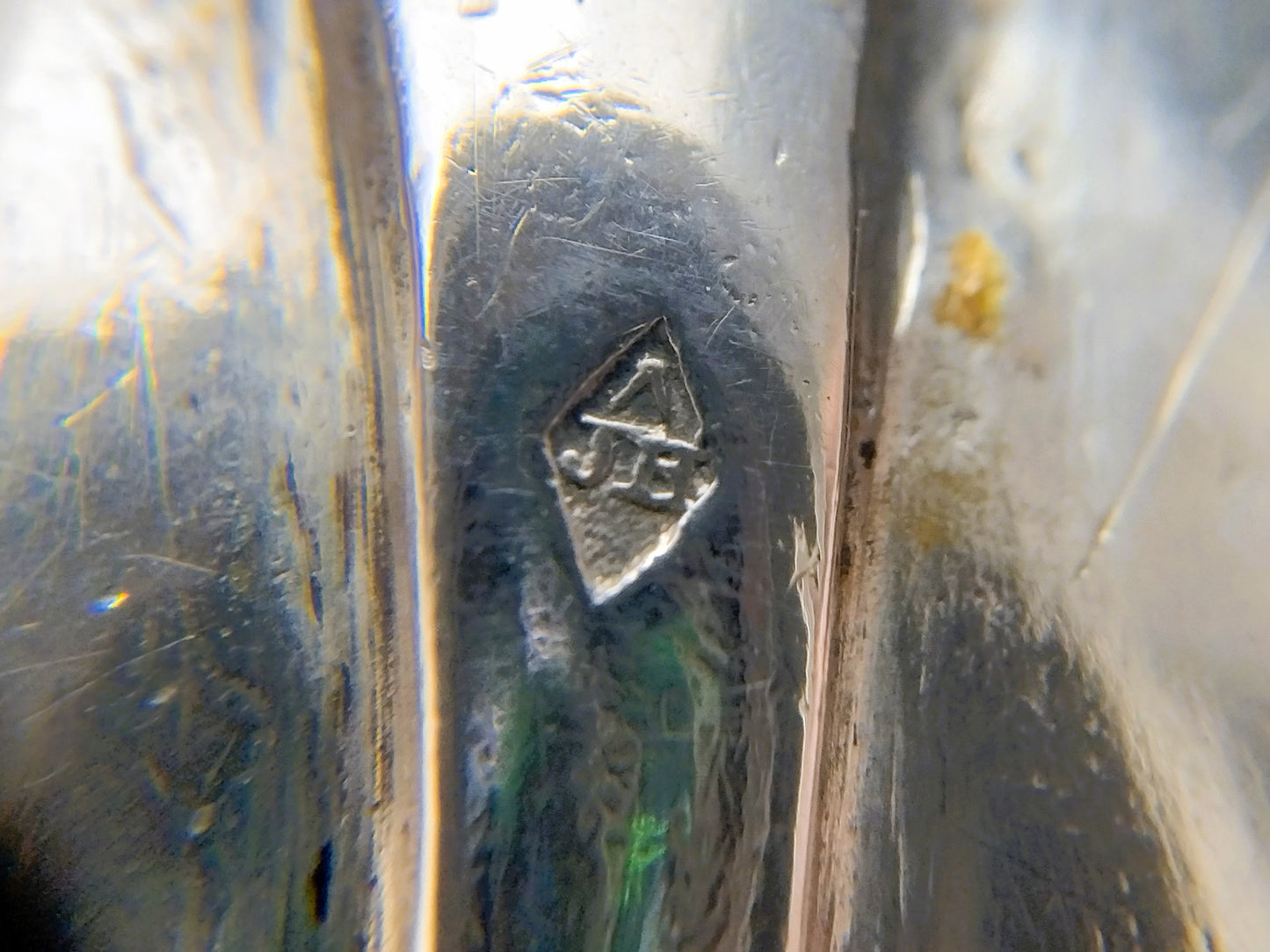 Silver birth spoon, JJ Hiemstra, Makkum, 1826