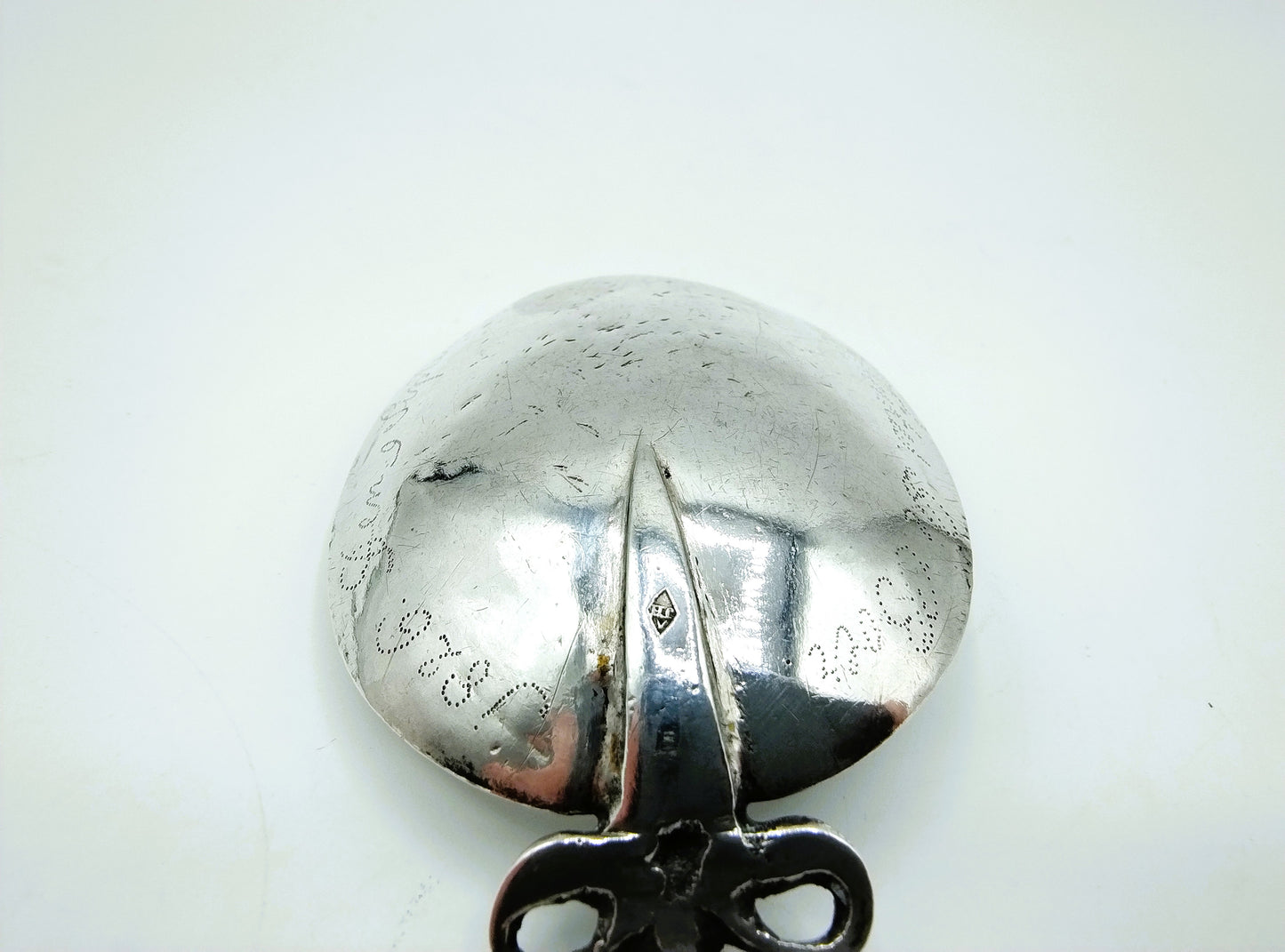Silver birth spoon, JJ Hiemstra, Makkum, 1826