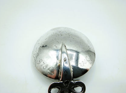 Silver birth spoon, JJ Hiemstra, Makkum, 1826