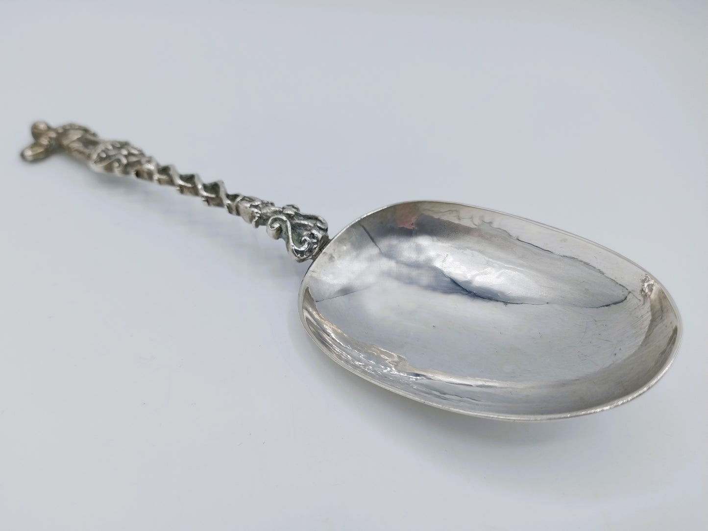 Silver occasional spoon, 18th century