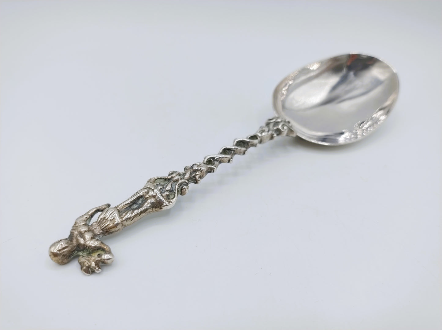 Silver occasional spoon, 18th century