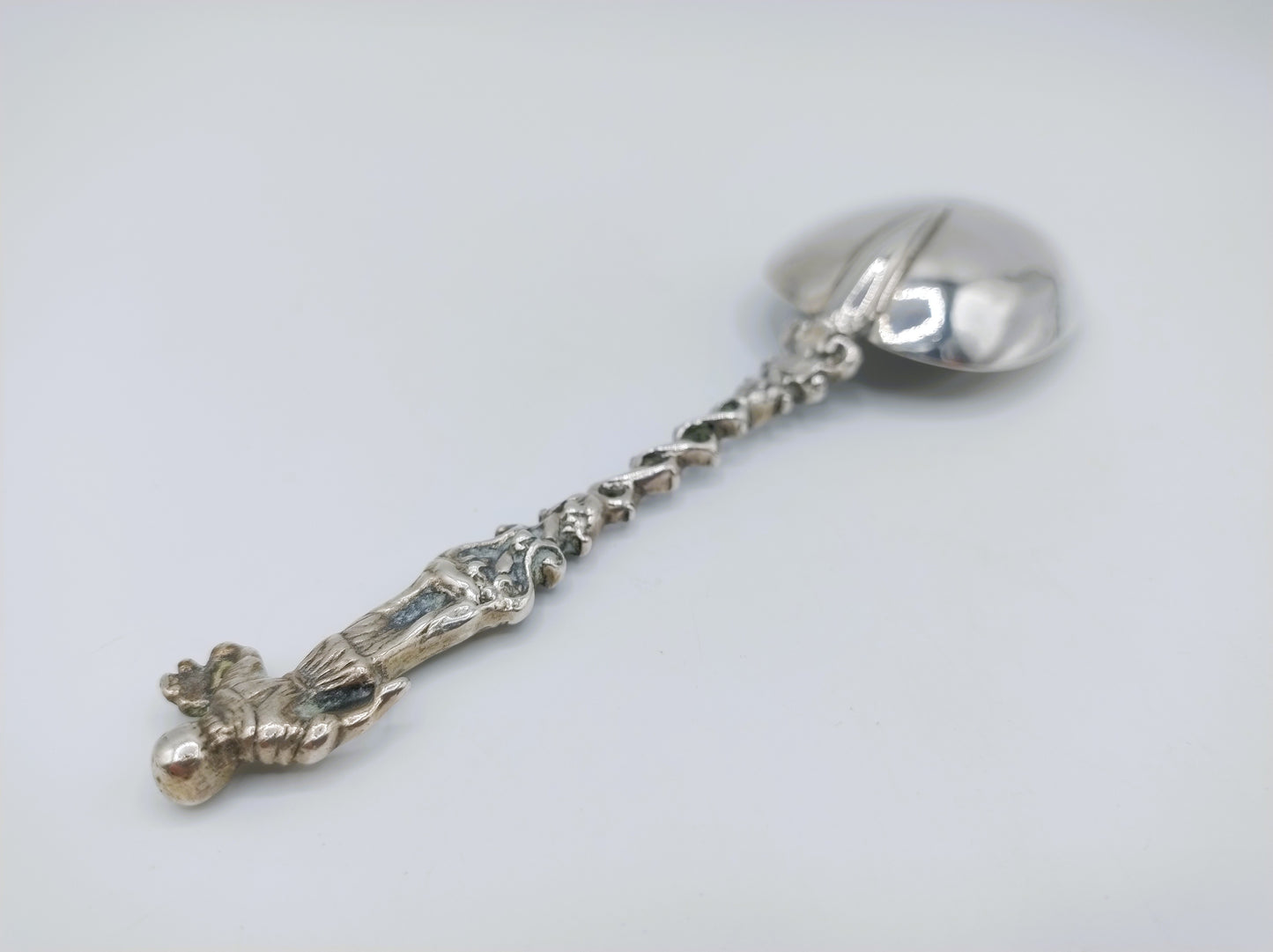 Silver occasional spoon, 18th century