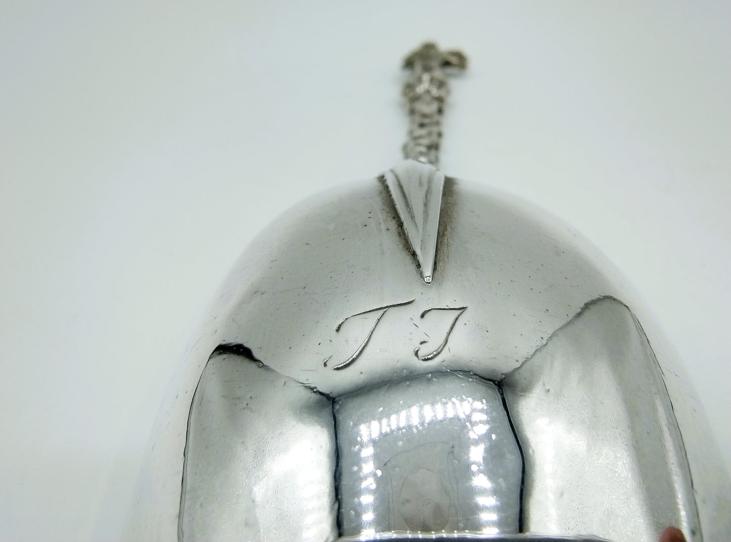 Silver occasional spoon, 18th century