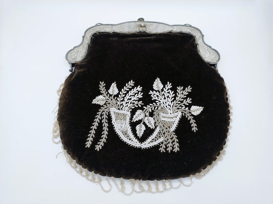 Large silver purse bracket, SF Reitsma, Heerenveen, 1866