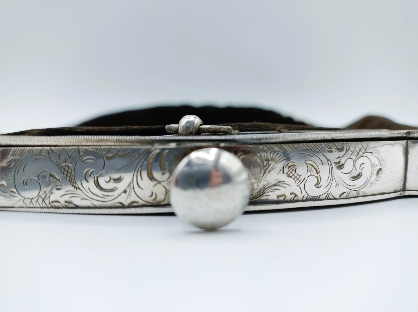 Large silver purse bracket, SF Reitsma, Heerenveen, 1866