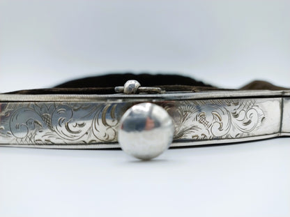 Large silver purse bracket, SF Reitsma, Heerenveen, 1866