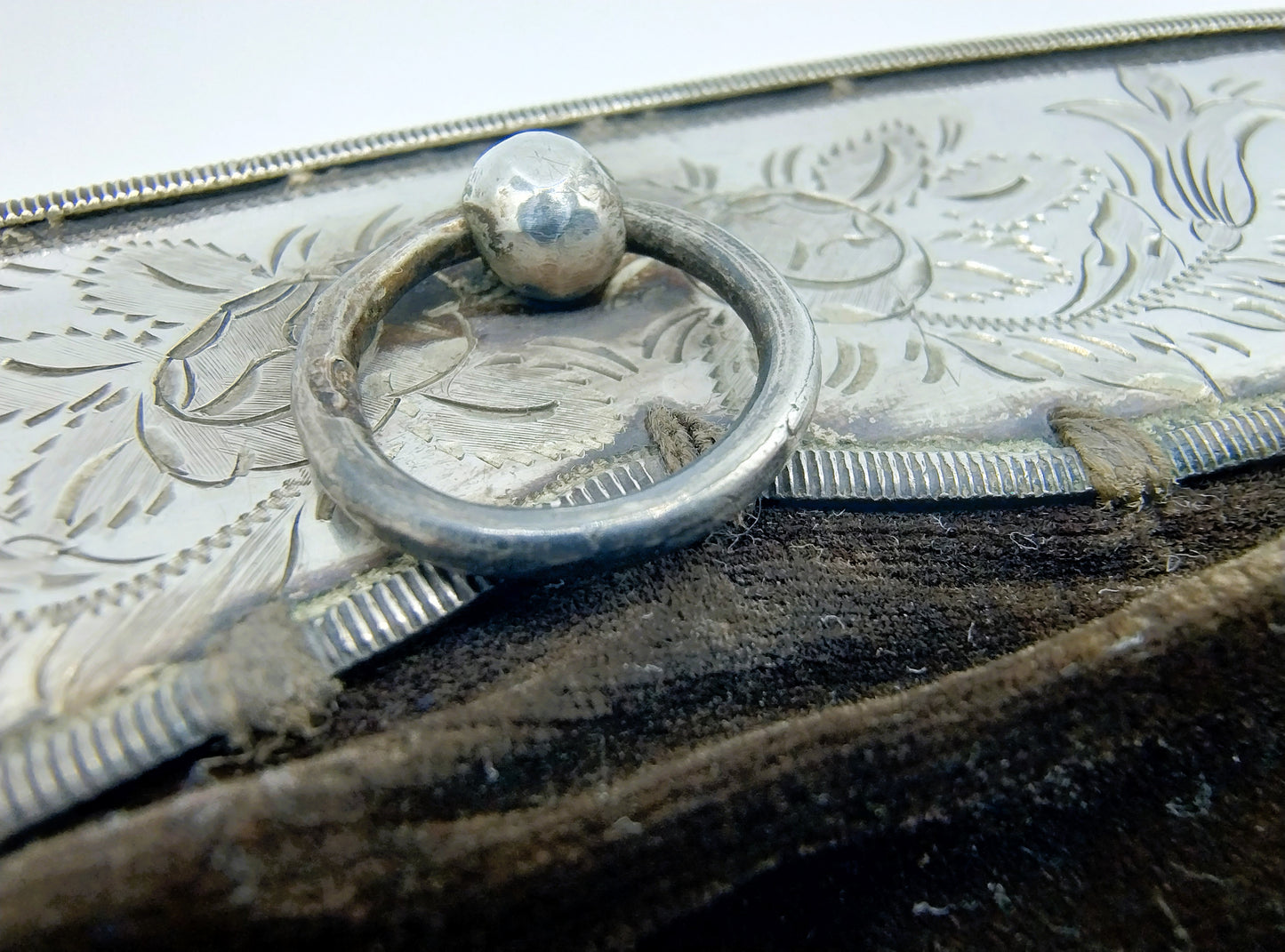 Large silver purse bracket, SF Reitsma, Heerenveen, 1866