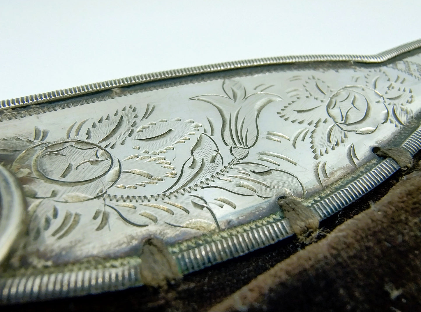Large silver purse bracket, SF Reitsma, Heerenveen, 1866
